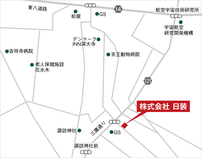 株式会社 日装 MAP
